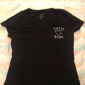 Torrid Plus Size “Total Babe” T-Shirt in Black